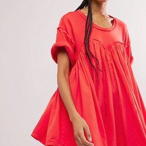 Free People Catalina Watermelon Mini Dress size large